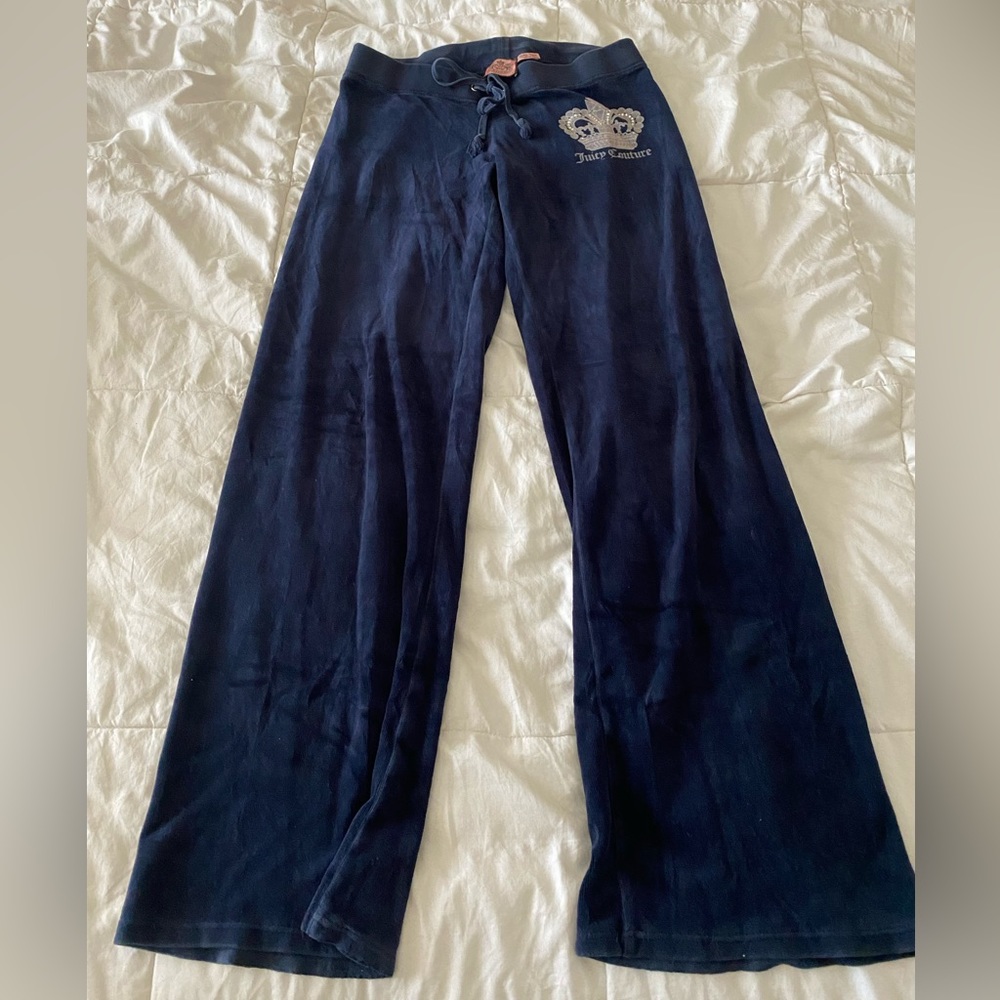 Princess crown Juicy couture track pants.